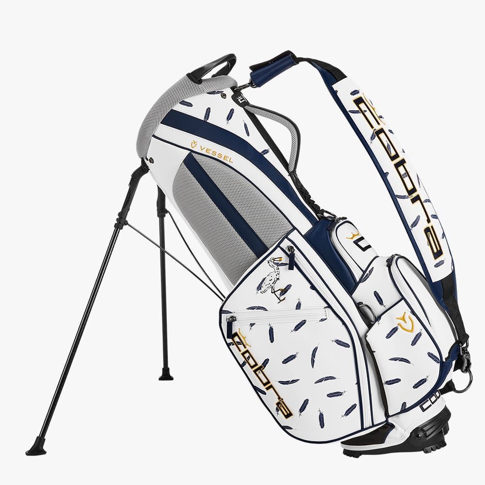 Limited Edition - Egrets Tour Stand Bag - Bright White/Navy 90955601